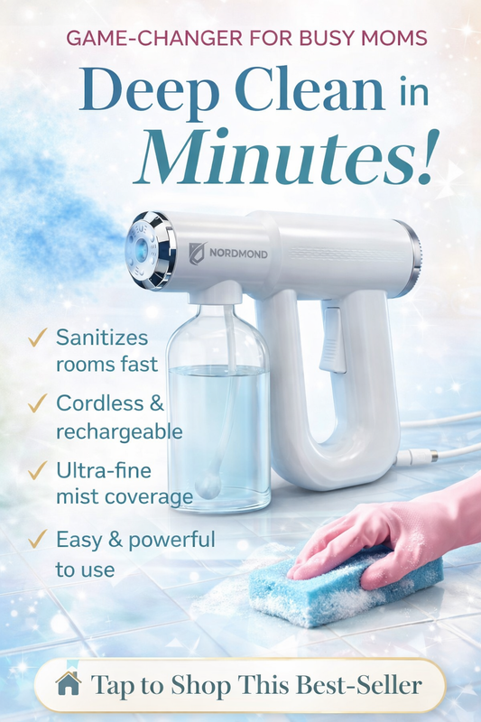 BEST Disinfectant Fogger 🧼 | Powerful Portable Sanitizer Gun for Busy Moms