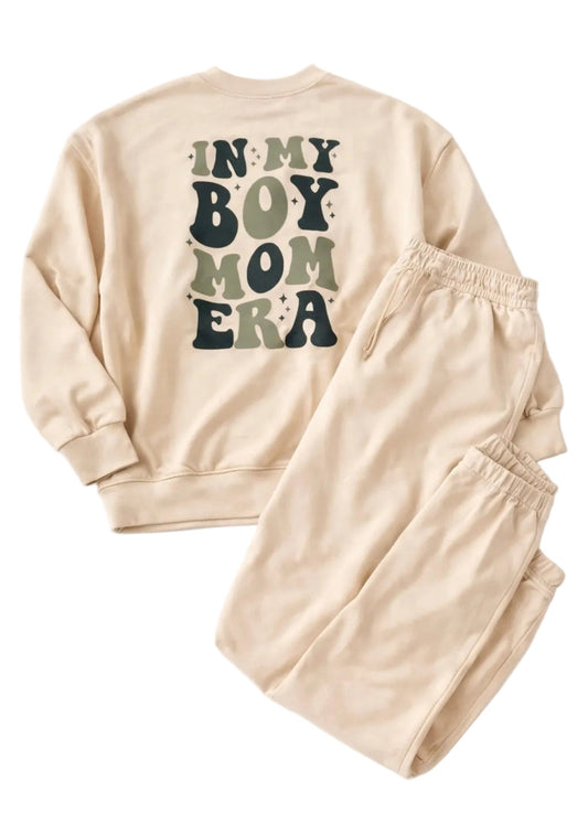 Women’s Boy Mom Jogger Set | Matching Mom & Son Outfit